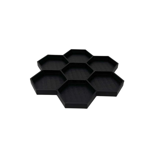 Hermit Crab Feeder Dish | 7 Tray Dish for Crab or Snail Feeding | Mix & Match Crab Food | Made in USA