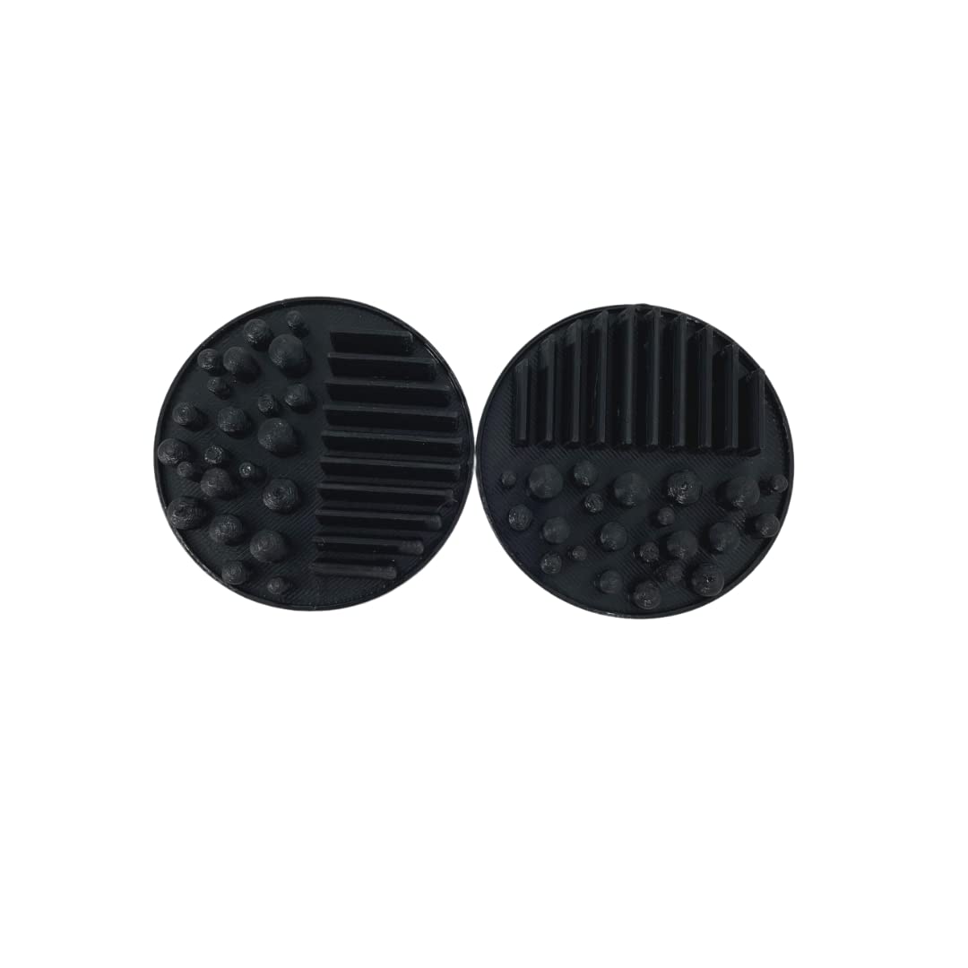 FRESHe Mini Paint Plate Paintbrush Cleaner Disc 2-Pack - Drop in a Cup of Water & Keep Paint Brushes Clean - For Water-Based Mediums, Acrylic, and Watercolor - Black