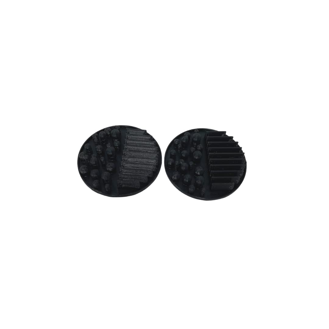 FRESHe Mini Paint Plate Paintbrush Cleaner Disc 2-Pack - Drop in a Cup of Water & Keep Paint Brushes Clean - For Water-Based Mediums, Acrylic, and Watercolor - Black
