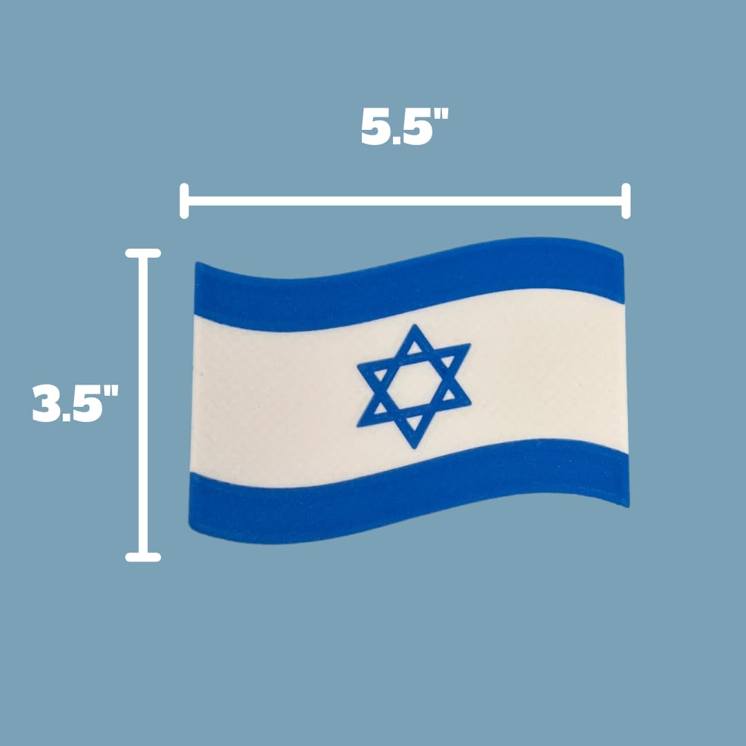 Israeli Flag Fridge Magnet | Show Support for Israel on Refrigerator | Made in USA