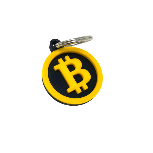 Bitcoin Keychain - Decorative Keychain for Cryptocurrency Fans