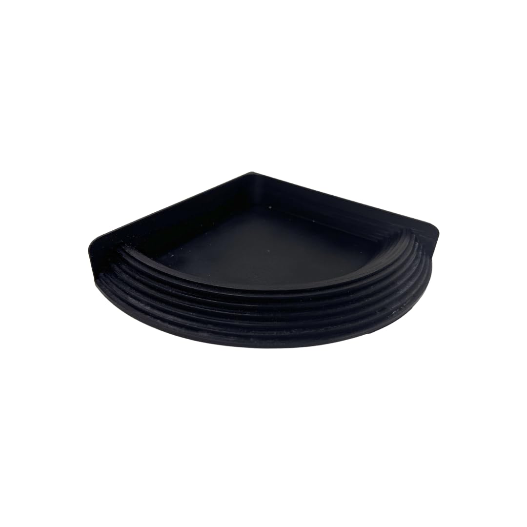 Hermit Crab Corner Pool | Watering Dish for Crabs, Frogs, Lizards | Corner Watering Pool with Ramp Access | Made in USA