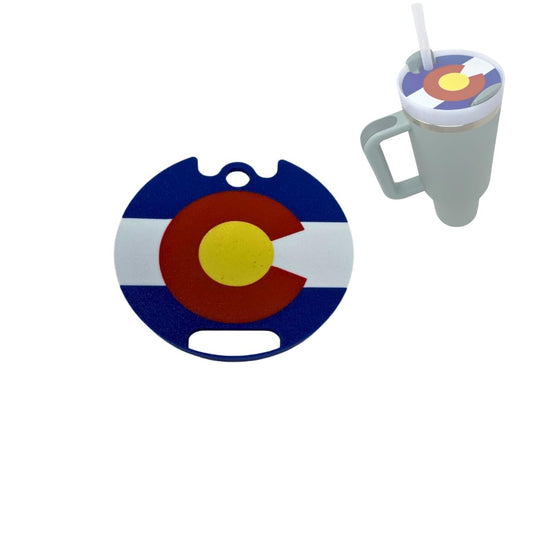 BAGLETS - State Flags Topper Charms Compatible with Stanley Cups | Customize Tumblers with Cute Charms | Easily Removable & Interchangeable | Made in USA