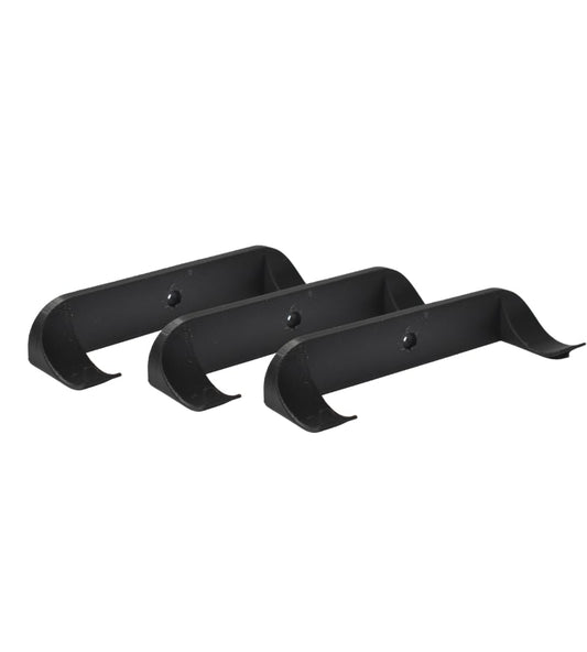 Low Profile Collectible Car Display Wall Mount | Compatible with Lego Car Models | Display Cars by Wheel on Wall | Made in USA Black 3-Pack
