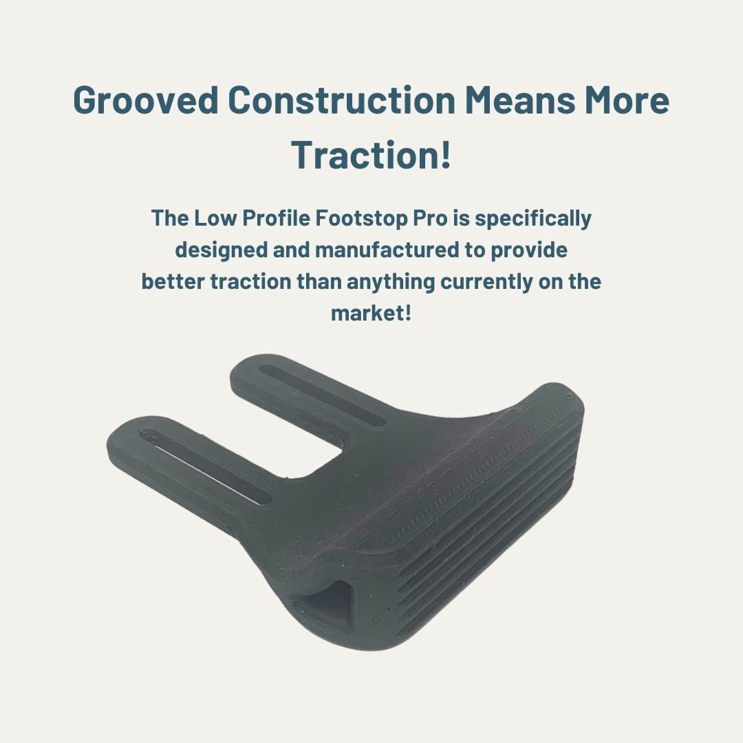 Carbon Fiber Alt Design Longboard or E-Skateboard Foot Stop - Improved Traction, Balance, and Control for Longboards or E-Skates - Greater Control Going Down Hills