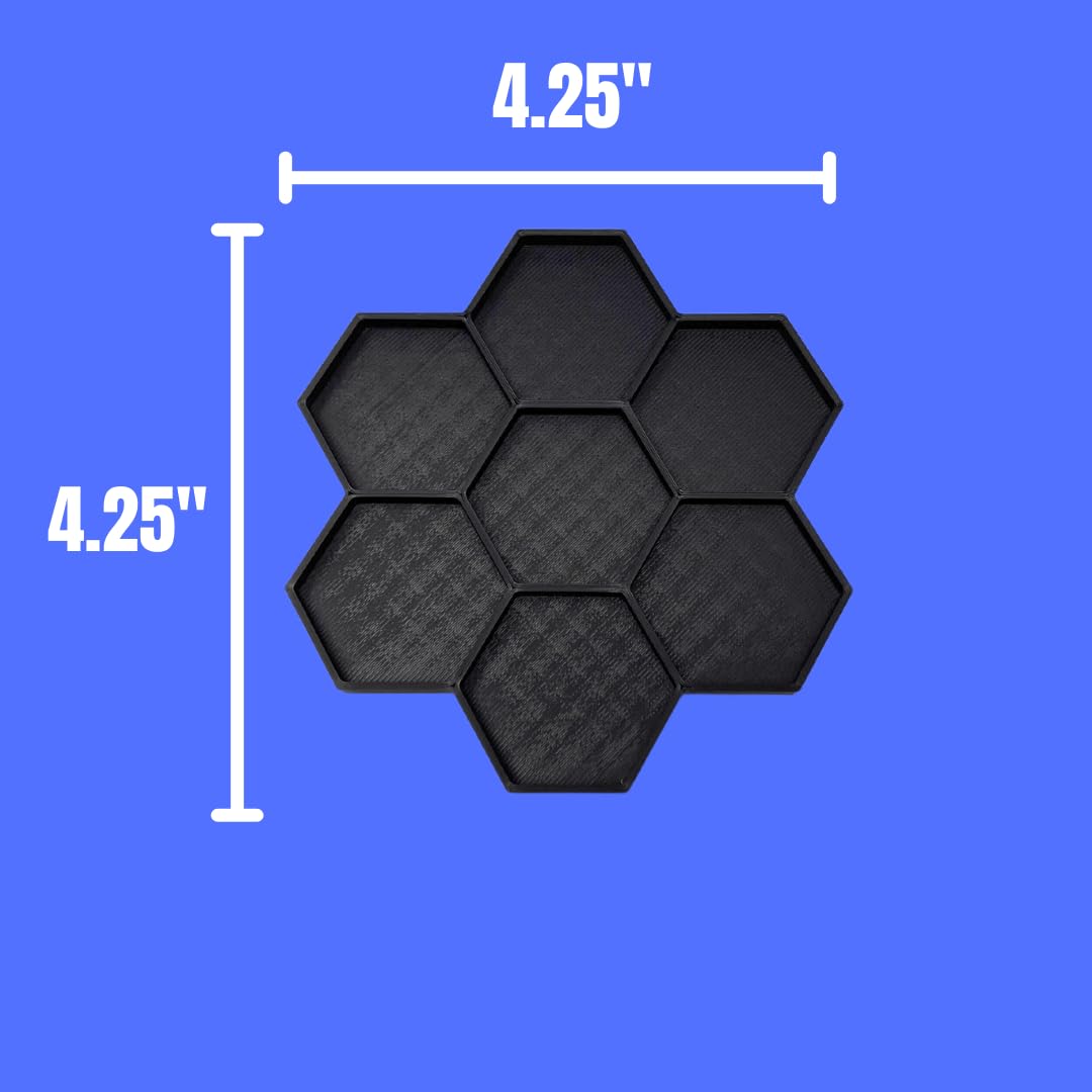 Hermit Crab Feeder Dish | 7 Tray Dish for Crab or Snail Feeding | Mix & Match Crab Food | Made in USA