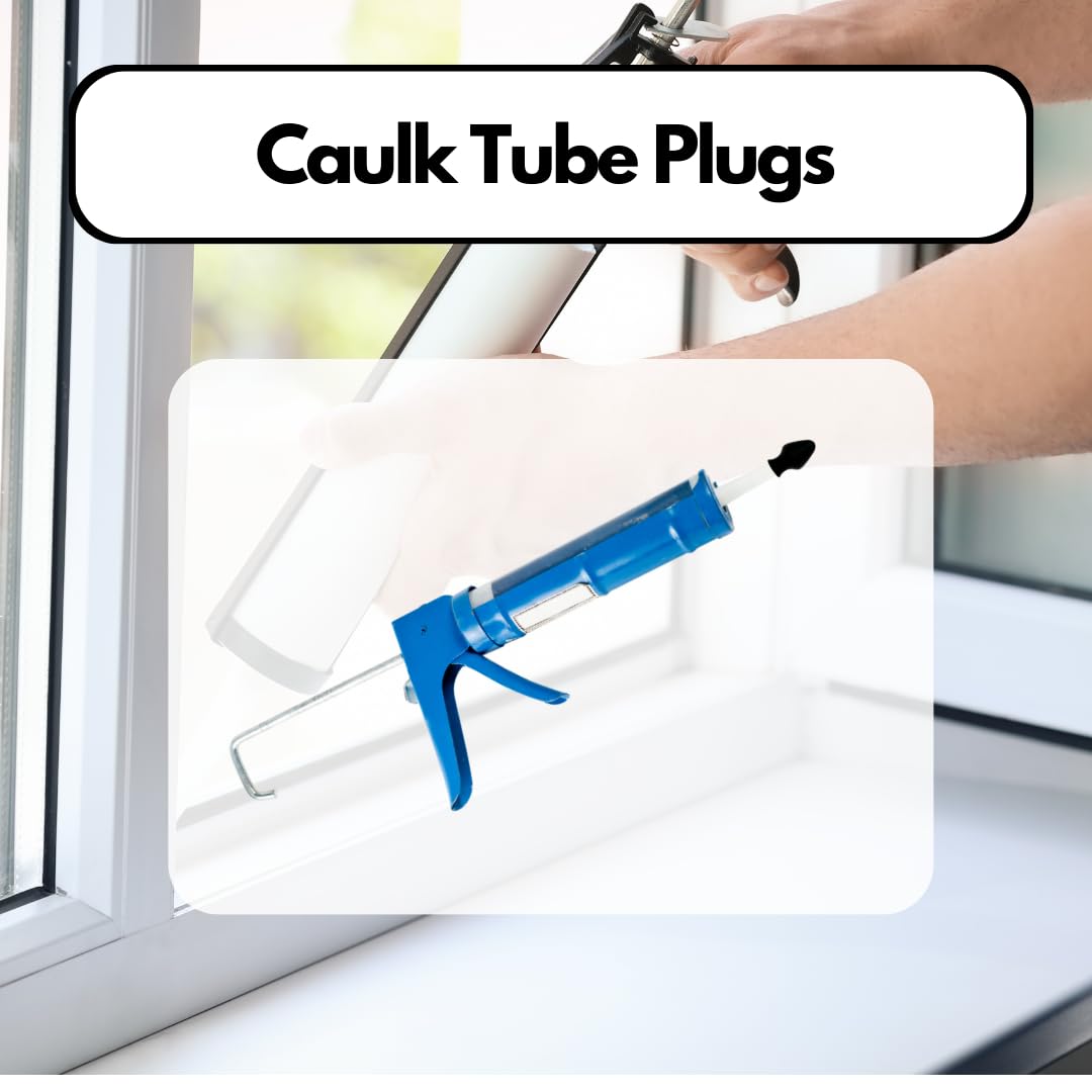 Caulk Saver Plugs 10-Pack | Save & Reuse Caulk Guns with Reusable Plugs | Made in USA 10 Pack