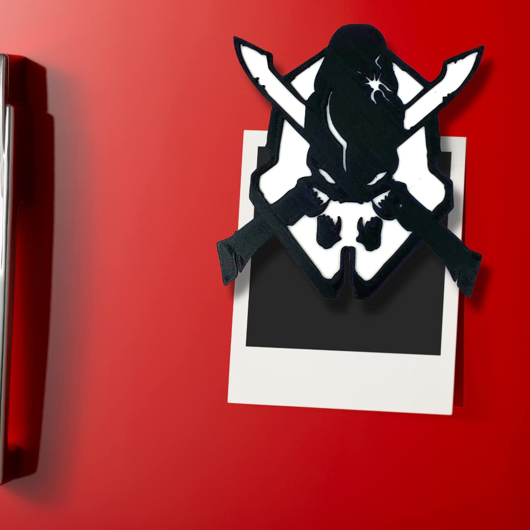 Video Game Series Fridge Magnet - Black and White Logo - Perfect for Video Games Fans!