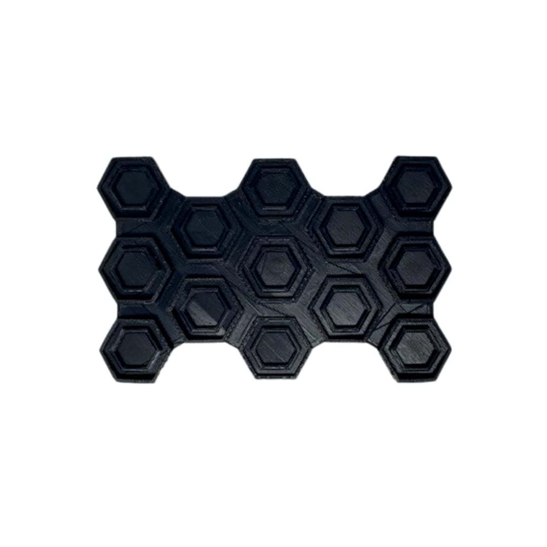 Snowboard Stomp Pad - Hexagon Pattern - Specialized Stomp Pad Designed for Better Grip & Adhesion to Snowboards