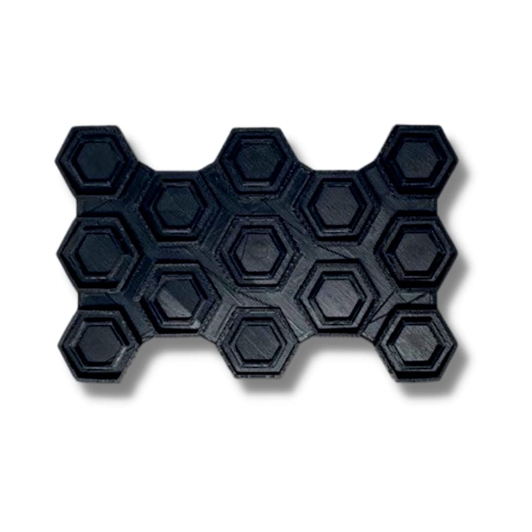 Snowboard Stomp Pad - Hexagon Pattern - Specialized Stomp Pad Designed for Better Grip & Adhesion to Snowboards