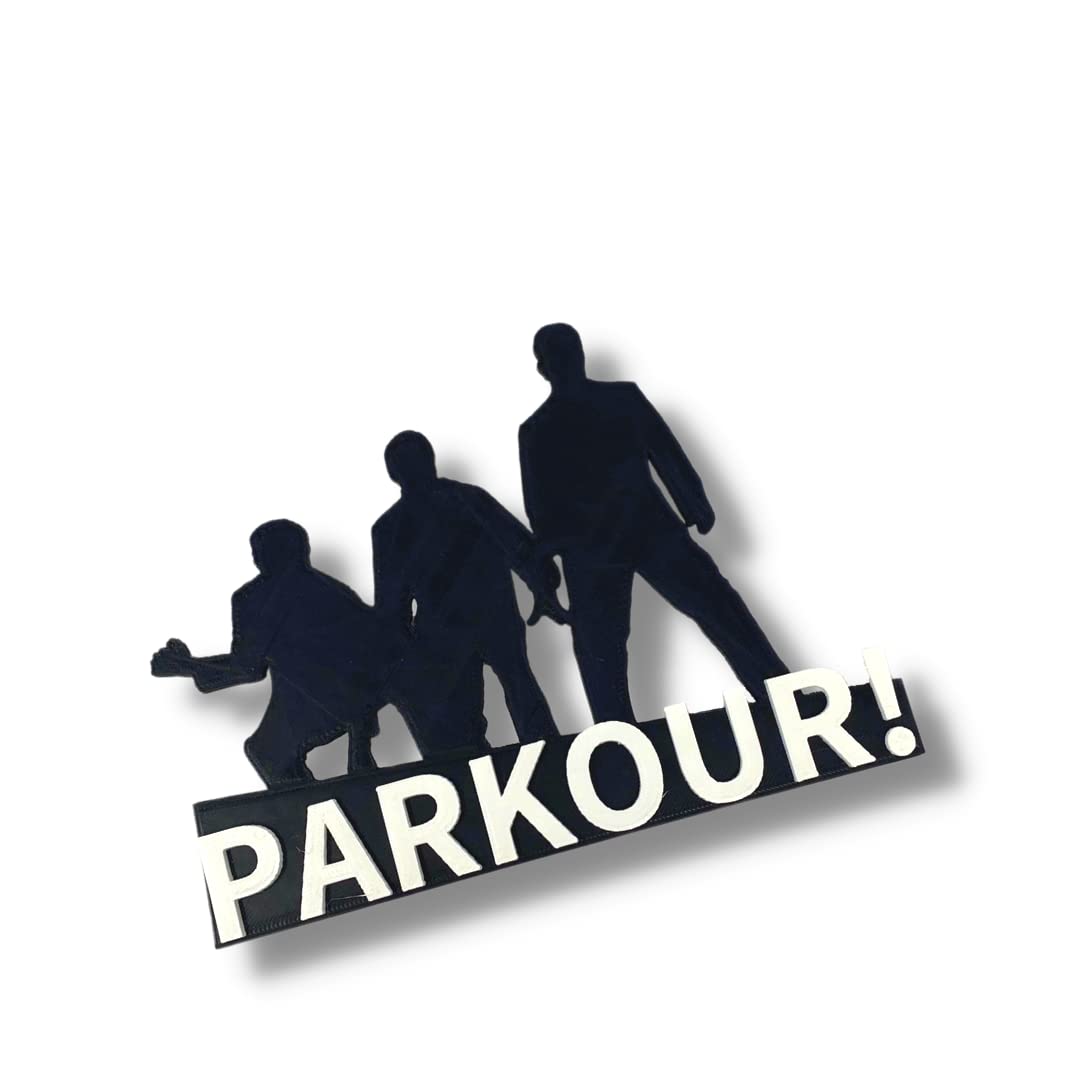 Dunder Mifflin Parkour Fridge Magnet - Perfect for Fans of The Office - with Raised 3D Lettering - Made in The USA