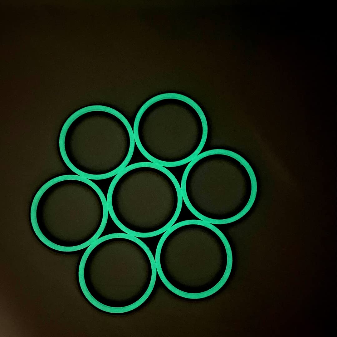 FRESHe Glow in the Dark Sacred Geometry Wall Art - Egg of Life Wall Decor - Perfect for Decorating Bedrooms or Living Room - Black Base with Glow in the Dark Accents!