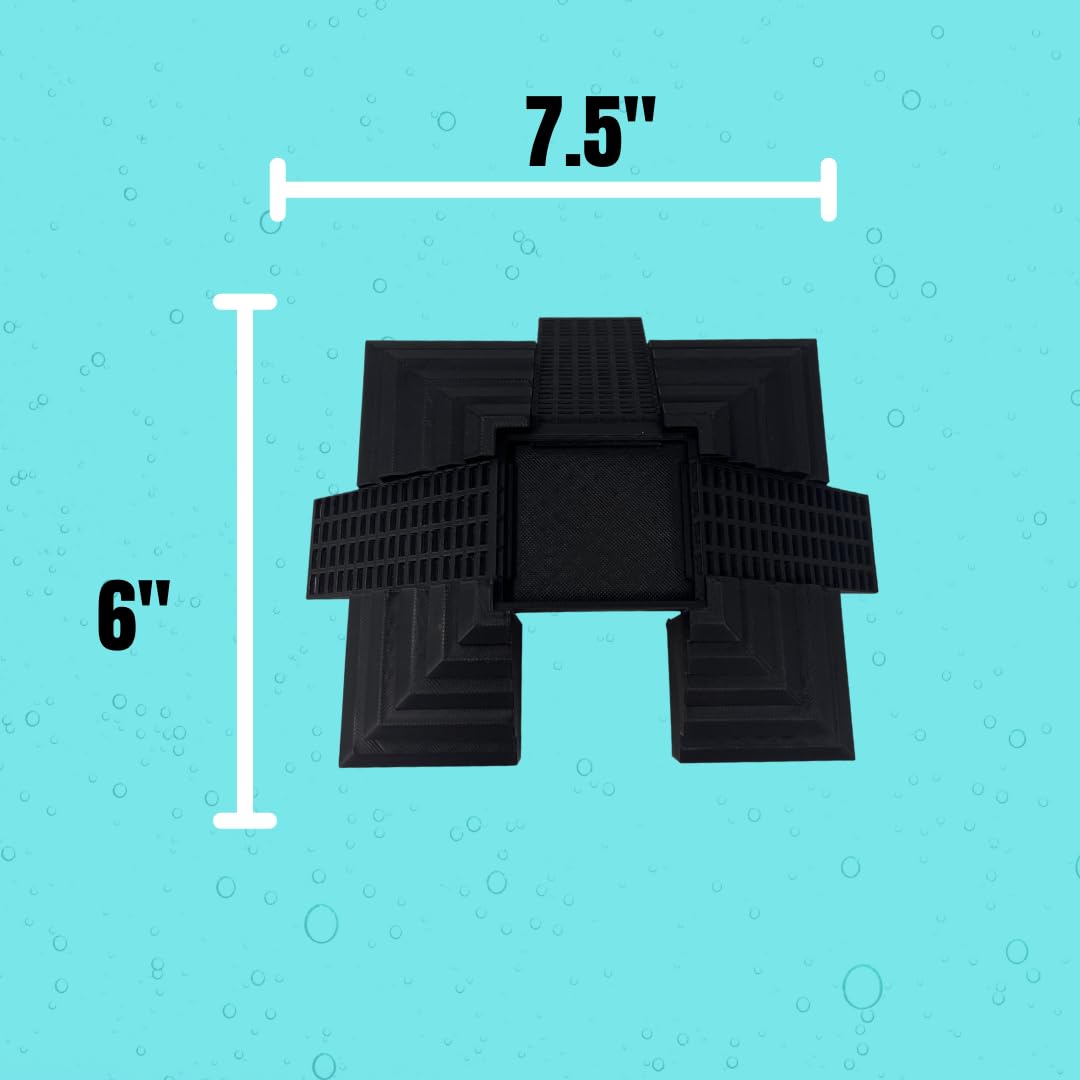 Hermit Crab Aztec Pyramid Decor & Pool | Hermit Crab Cage Decorative Accessories | Made in USA