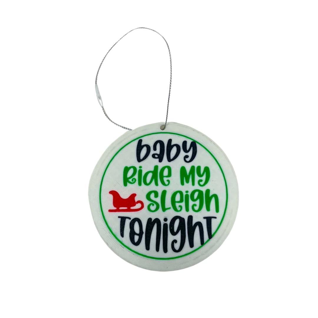 Funny Gag Gift Christmas Ornament | Perfect Dirty Santa Gift Holiday Ornament | Made in USA
