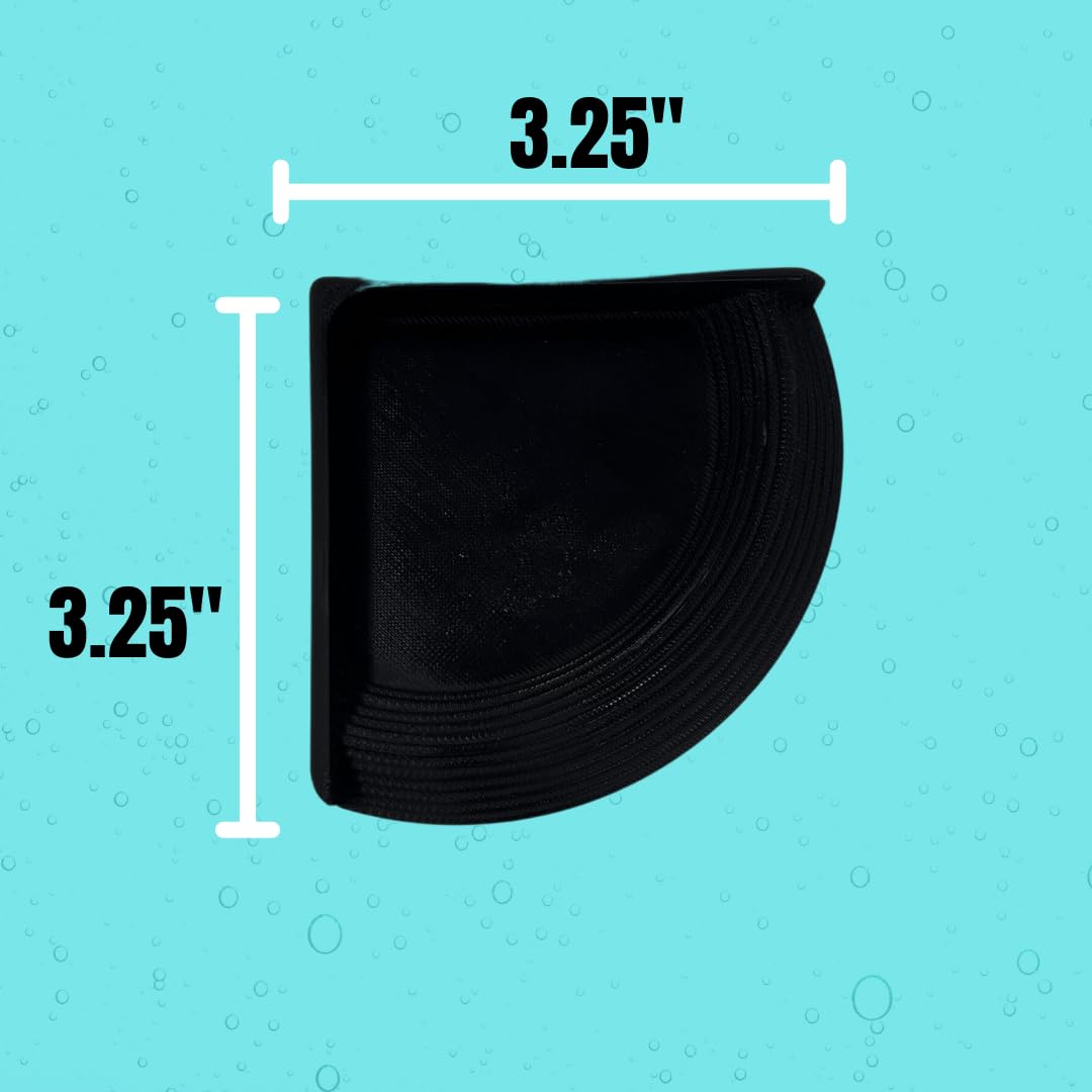 Hermit Crab Corner Pool | Watering Dish for Crabs, Frogs, Lizards | Corner Watering Pool with Ramp Access | Made in USA