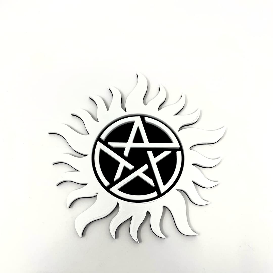 Supernatural Black & White Fridge Magnet - Supernatural Merchandise Perfect for Fans of the Show