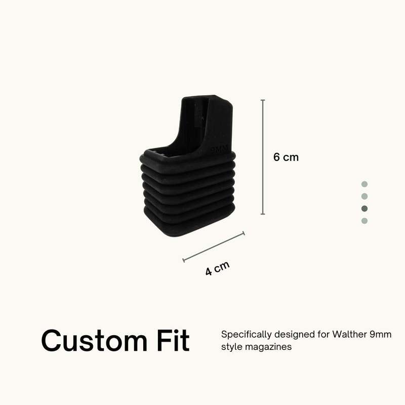 FRESHe 9mm Magazine Reloader - Fits All Standard Walther Model 9mm Magazines - Custom Fit & Design for Fast & Efficient Speed Loading