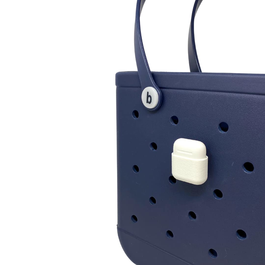 BOGLETS - Case for AirPods Charm Accessory Compatible with Bogg Bags - Keep AirPods Secure & Handy with your Tote Bag - Fits on the Inside or Outside of the Bag