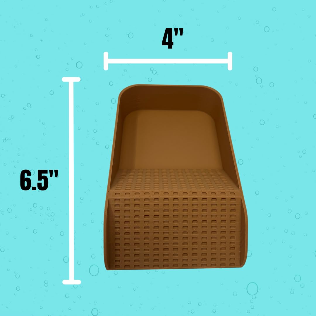 Hermit Crab Watering Pool | Platform Pool Accessory with Access Ramp for Hermit Crabs | 6.5" x 4" | Made in USA