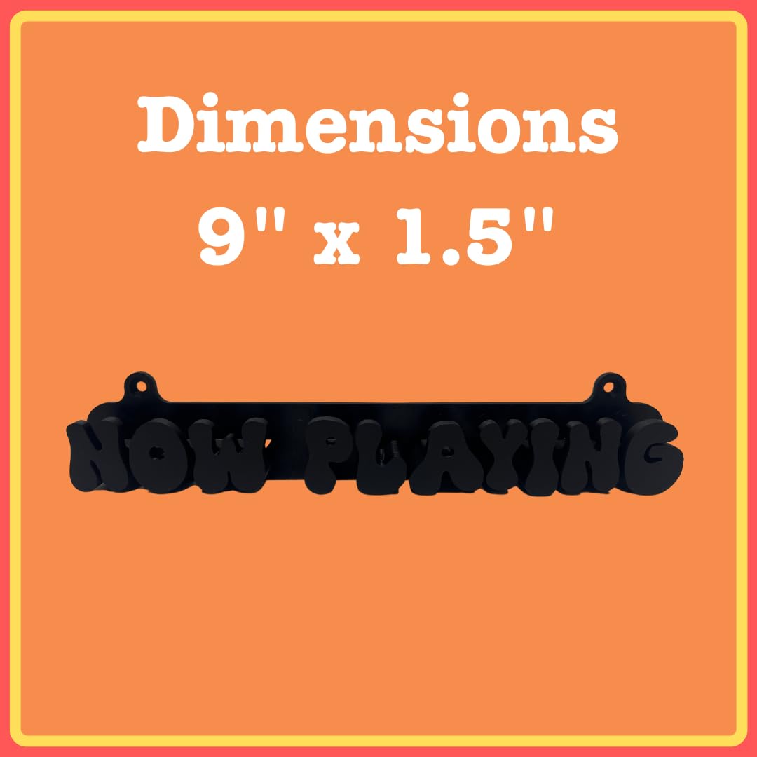 Chatelet Groovy Now Playing Vinyl Record Wall Mount | Retro Now Playing Vinyl Display | Made in USA