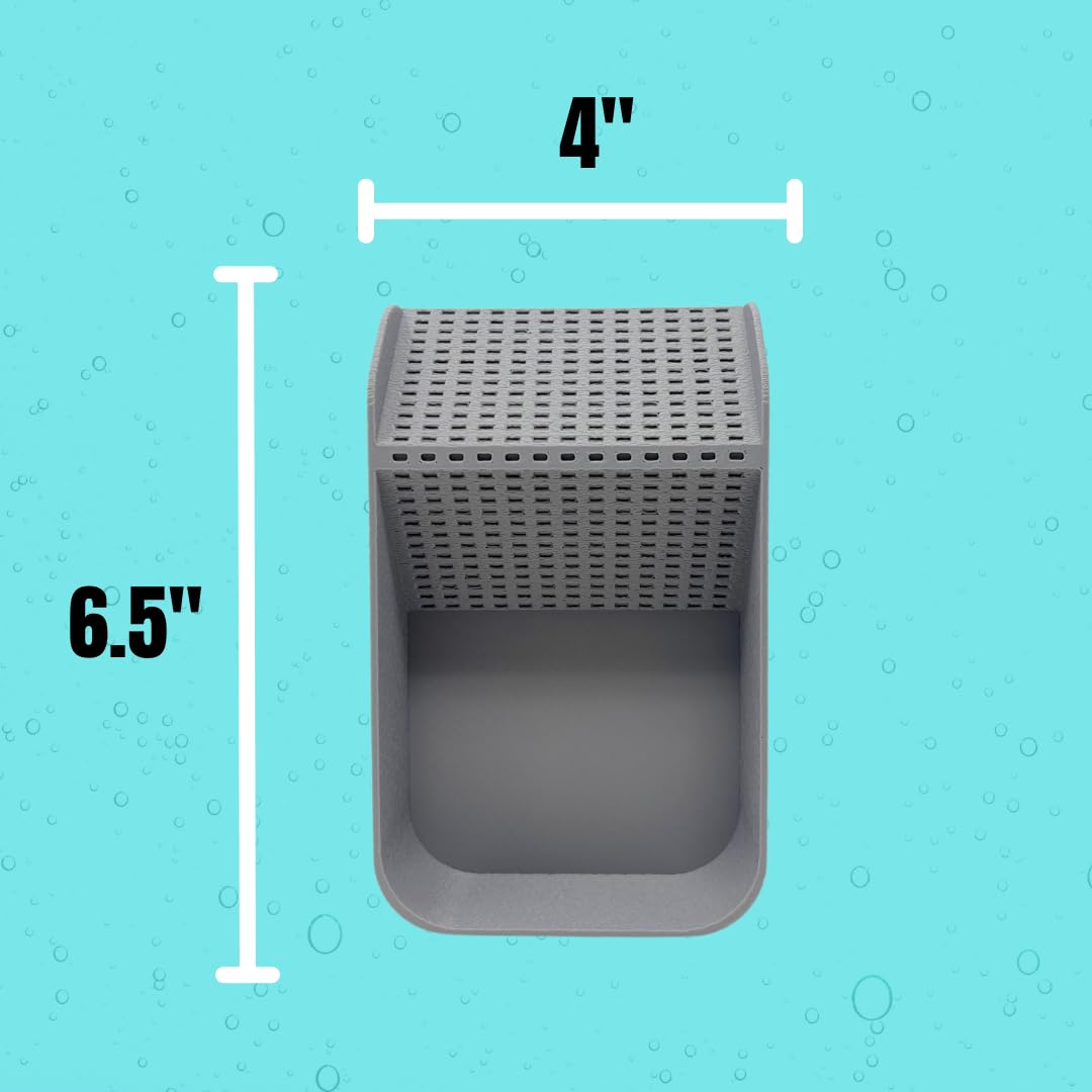 Hermit Crab Watering Pool | Platform Pool Accessory with Access Ramp for Hermit Crabs | 6.5" x 4" | Made in USA