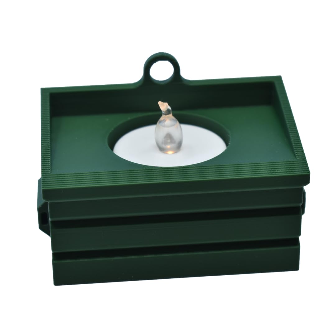 Dumpster fire tealight Holder Chrismas Tree Ornament