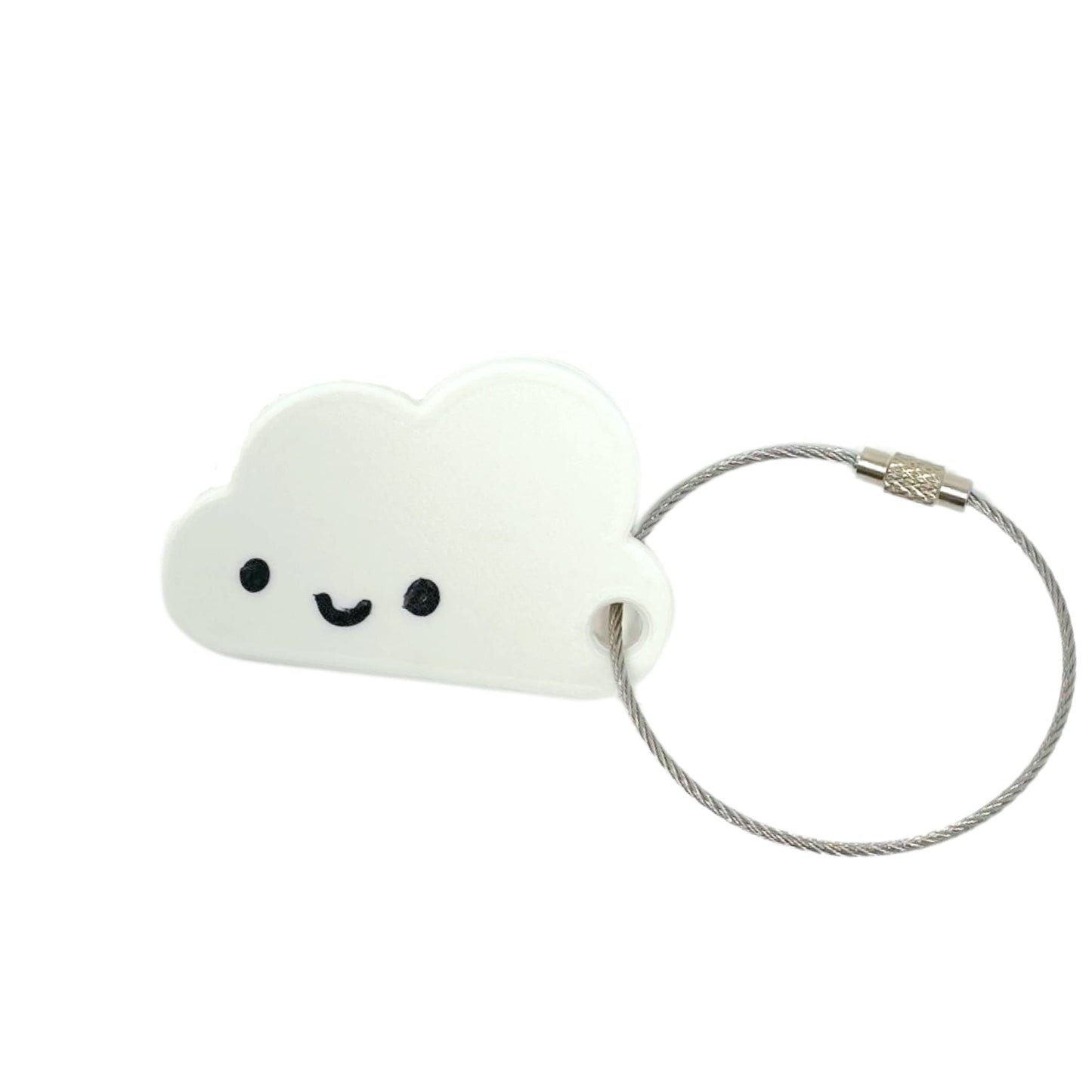Cute Kawaii Cloud Backpack Charm - Perfect for Decorating Backpacks, Lunchboxes, Luggage, & Tote Bags Cloud