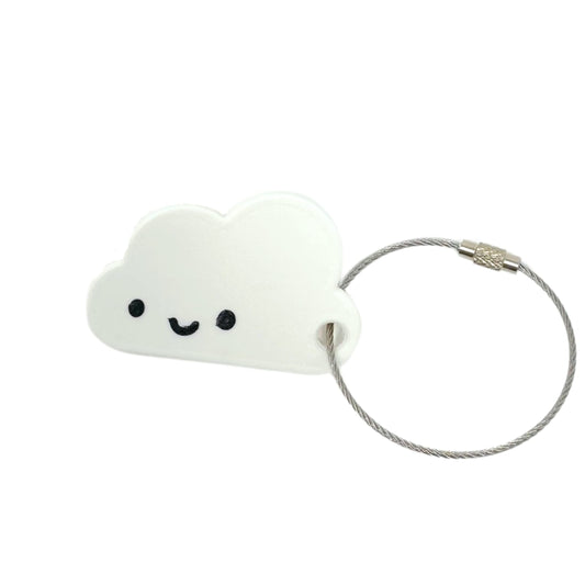 Cute Kawaii Cloud Backpack Charm - Perfect for Decorating Backpacks, Lunchboxes, Luggage, & Tote Bags Cloud