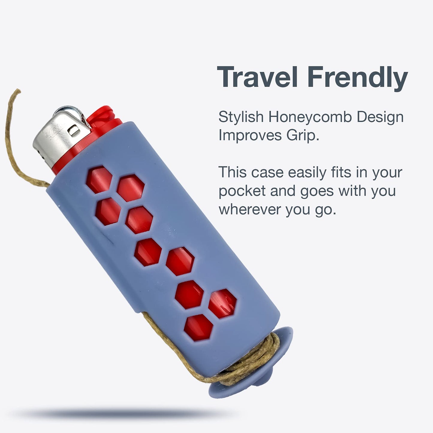 Hemp Wick Lighter Case - Fits Standard Lighters - Easy to Use Hemp Feeder for Slower & More Natural Flame…