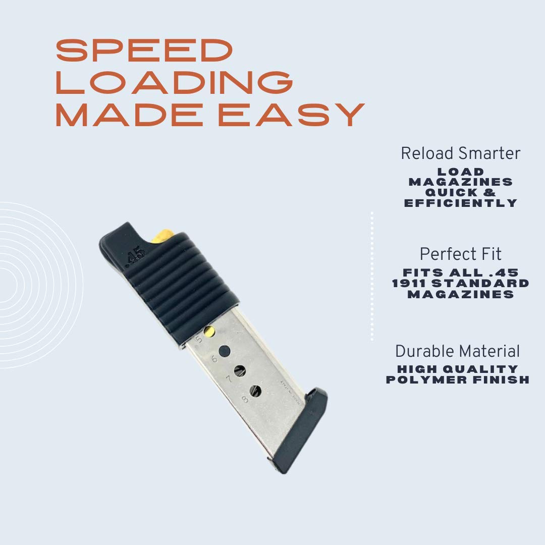 FRESHeTECH 1911 .45 Caliber Magazine Reloader Polymer Speed Loader