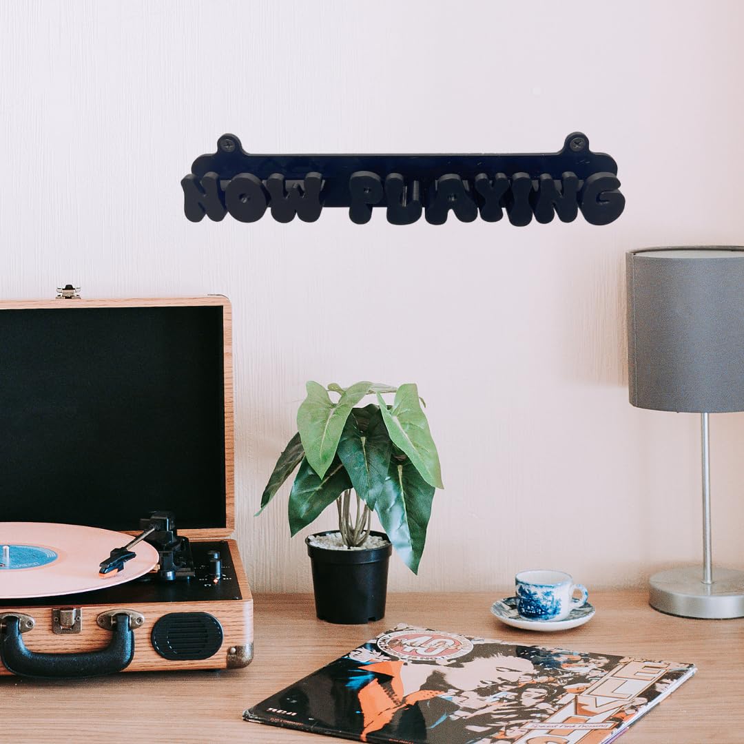 Chatelet Groovy Now Playing Vinyl Record Wall Mount | Retro Now Playing Vinyl Display | Made in USA