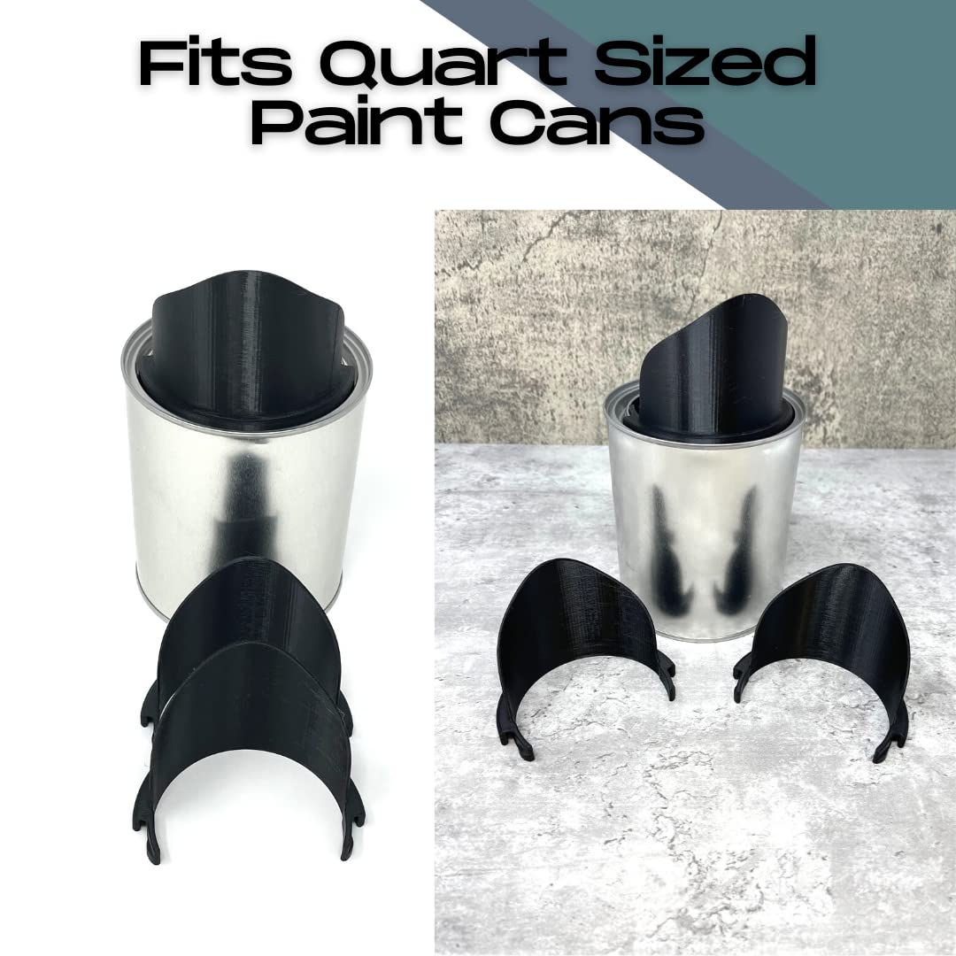 3-Pack Quart Paint Pourer - Fits Quart-Sized Paint Cans No More Spills - Value Pack