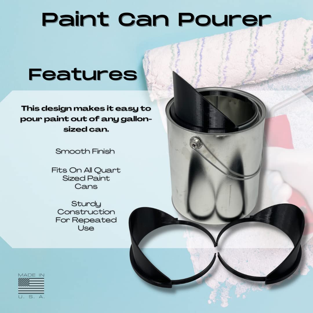 Paint Can Pourer - Fits Quart-Sized Paint Cans