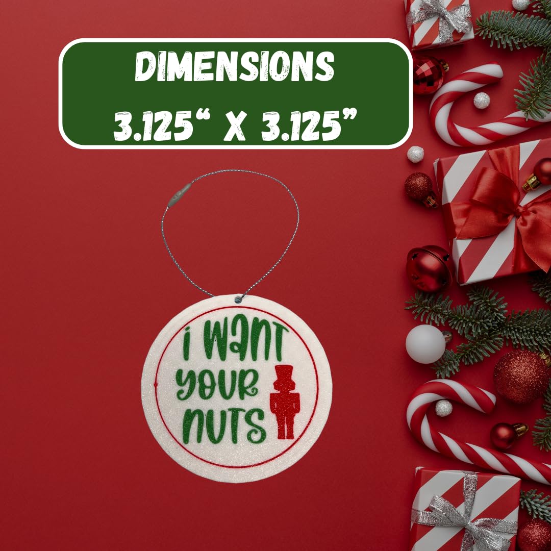 Funny Gag Gift Christmas Ornament | Perfect Dirty Santa Gift Holiday Ornament | Made in USA