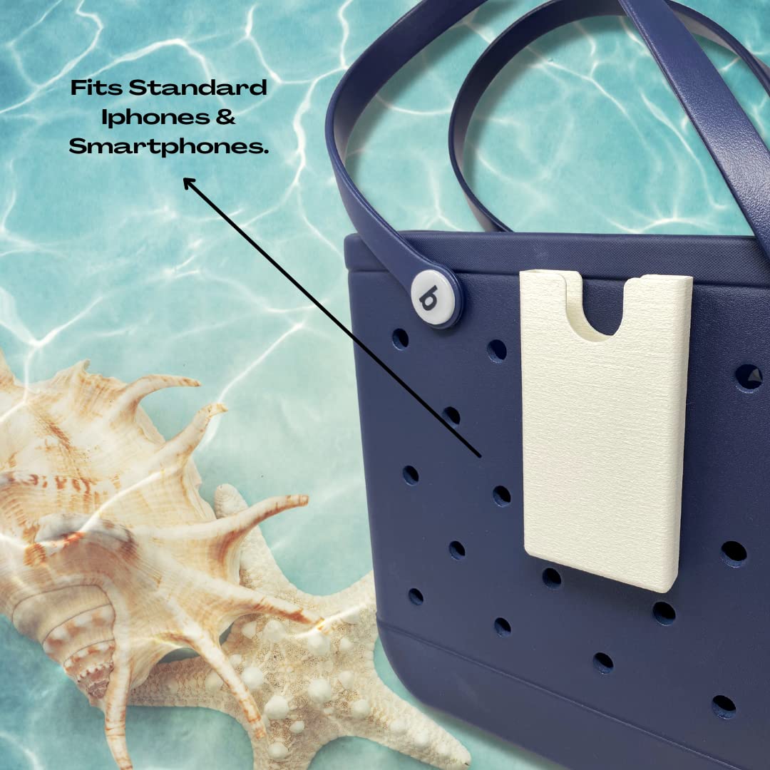 BOGLETS - Phone Holder Charm Accessory Compatible with Bogg Bags - Keep your Phone Handy with your Tote Bag - Made in the USA
