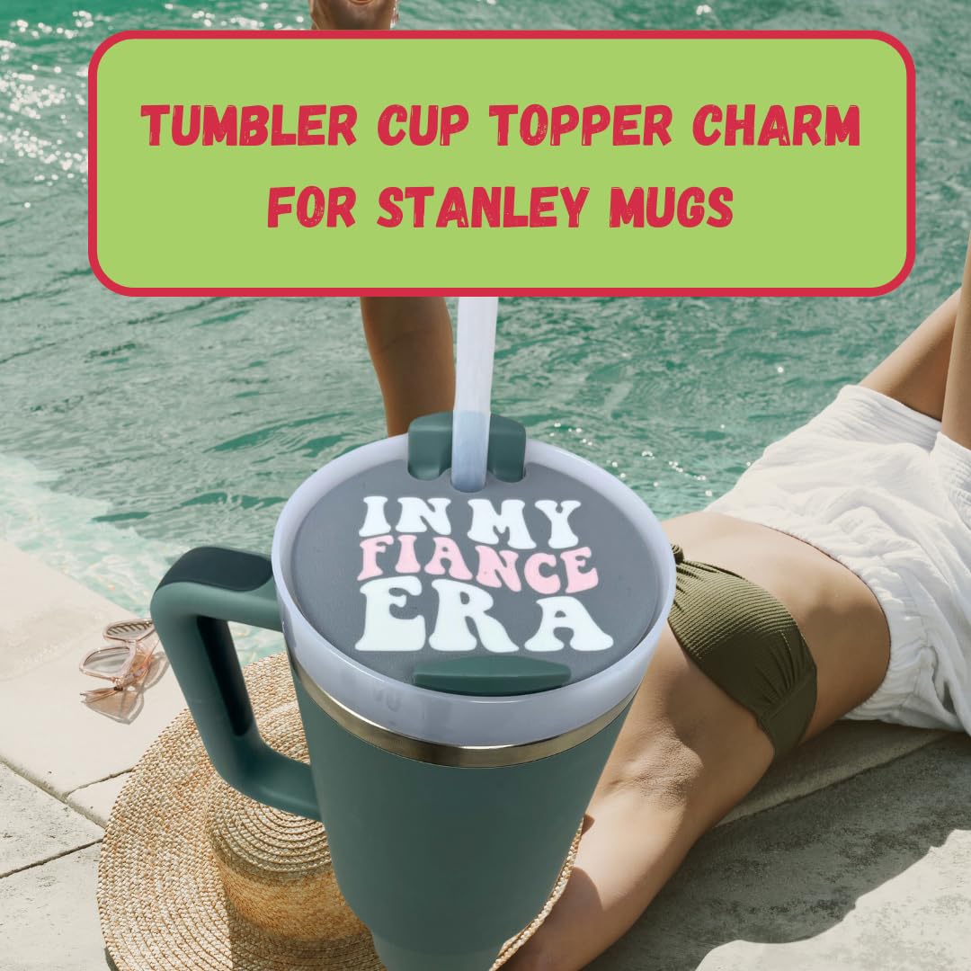 BAGLETS - In My Era Topper Charms Compatible with Stanley Cups | Customize Tumblers with Cute Charms | Easily Removable & Interchangeable | Made in USA