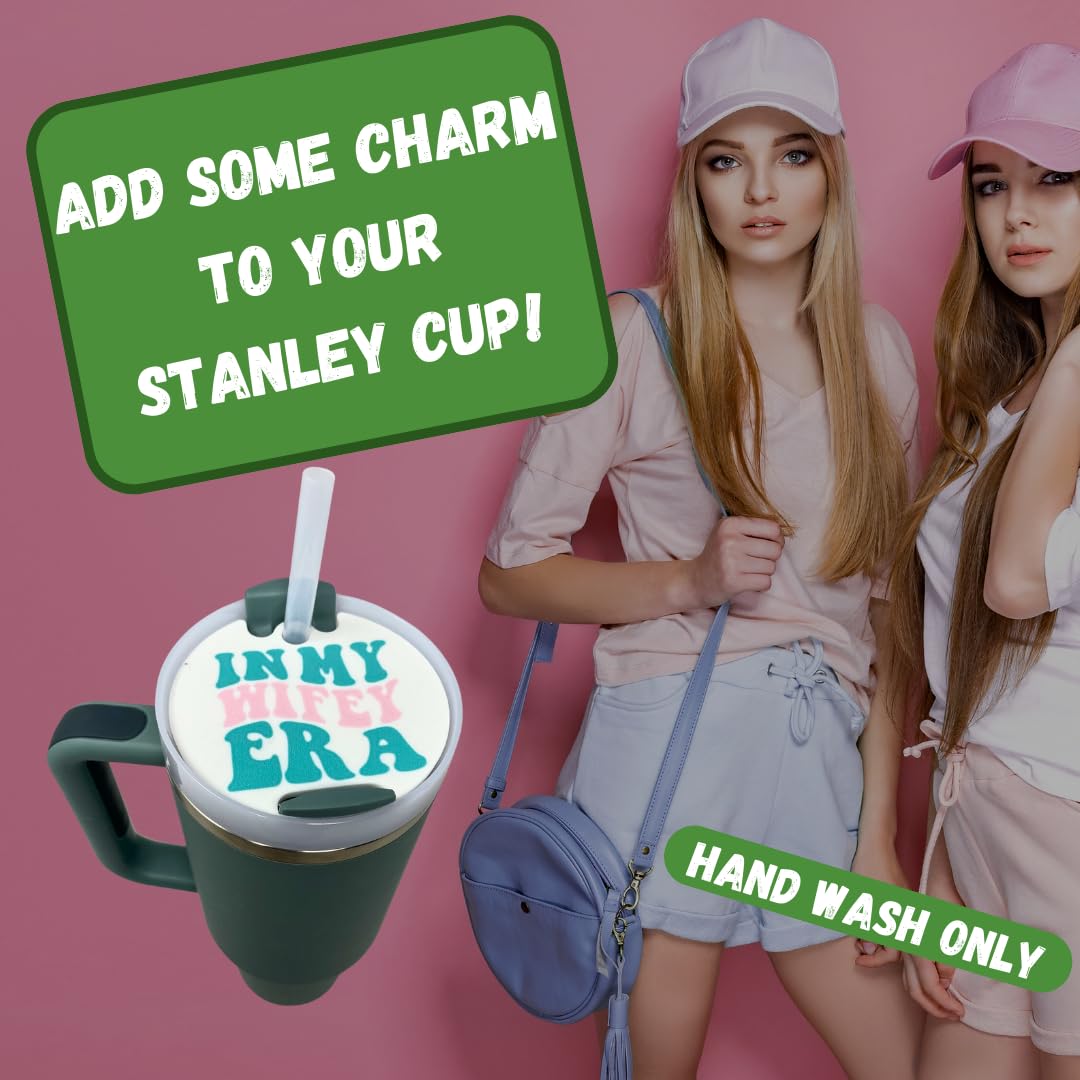 BAGLETS - In My Era Topper Charms Compatible with Stanley Cups | Customize Tumblers with Cute Charms | Easily Removable & Interchangeable | Made in USA