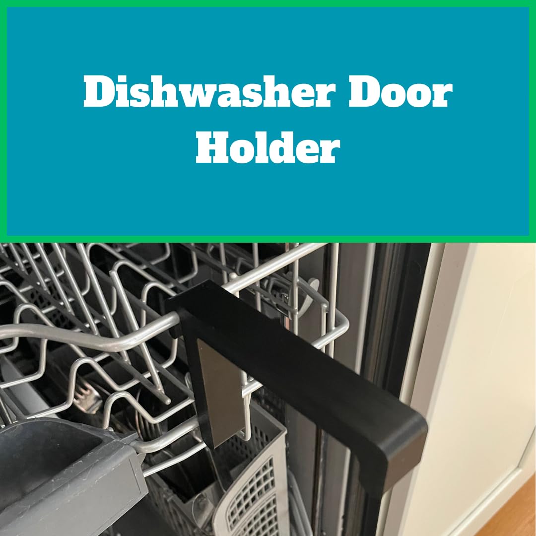 Dishwasher Door Holder Attachment | Prop Open Dishwasher For Quick Drying | Attaches to Dishwasher Rack | Made in USA
