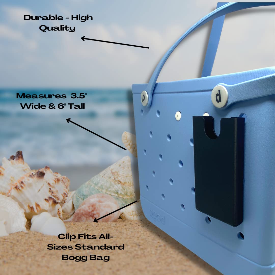 BOGLETS - Phone Holder Charm Accessory Compatible with Bogg Bags - Keep your Phone Handy with your Tote Bag - Made in the USA