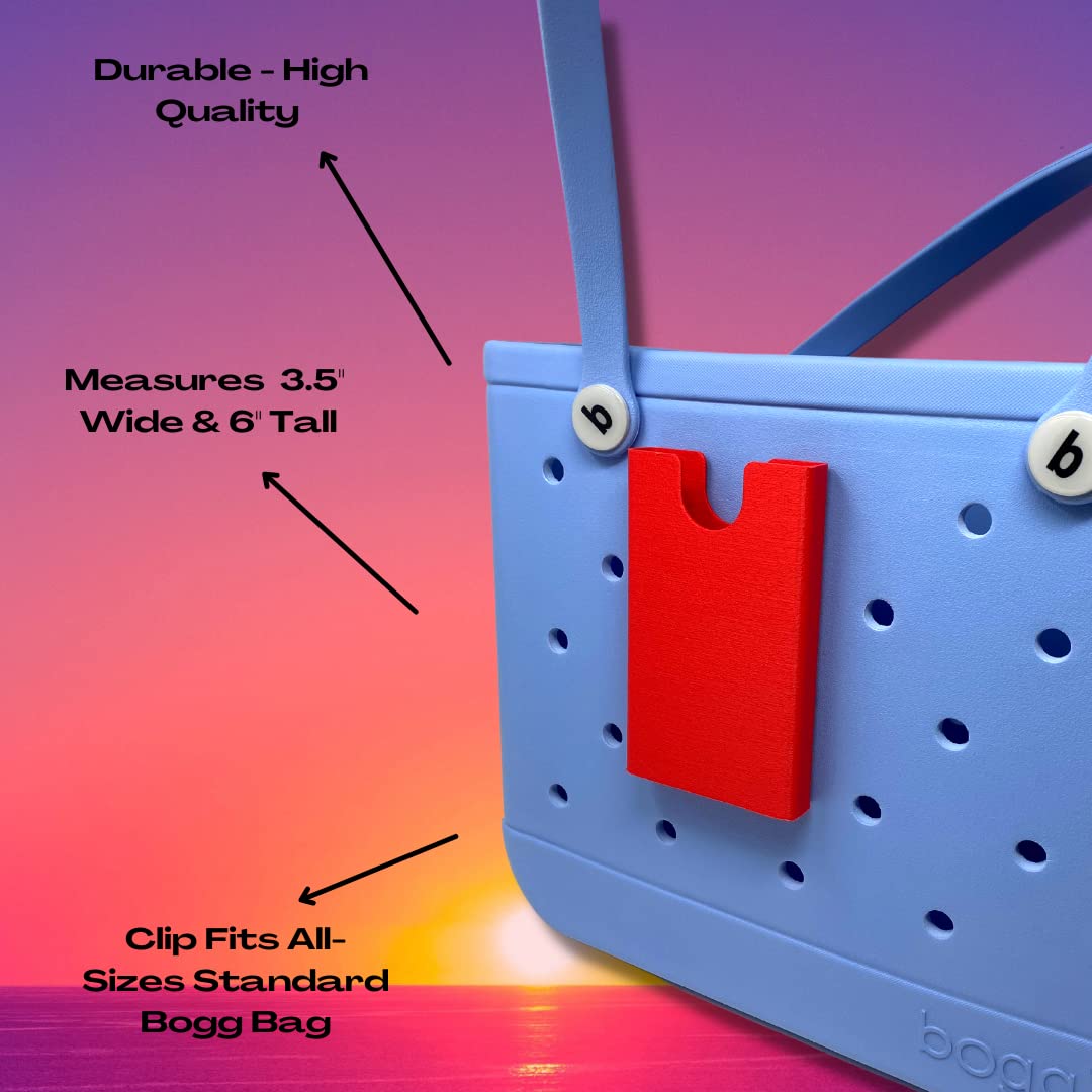 BOGLETS - Phone Holder Charm Accessory Compatible with Bogg Bags - Keep your Phone Handy with your Tote Bag - Made in the USA