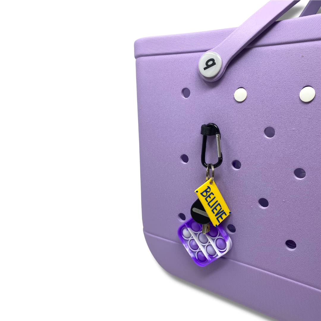 BOGLETS - Bogg Bag Carabiner Keys Holder Charm Accessory - Secure & Organize Your Keys or Other Valuables in Your Bogg Bag