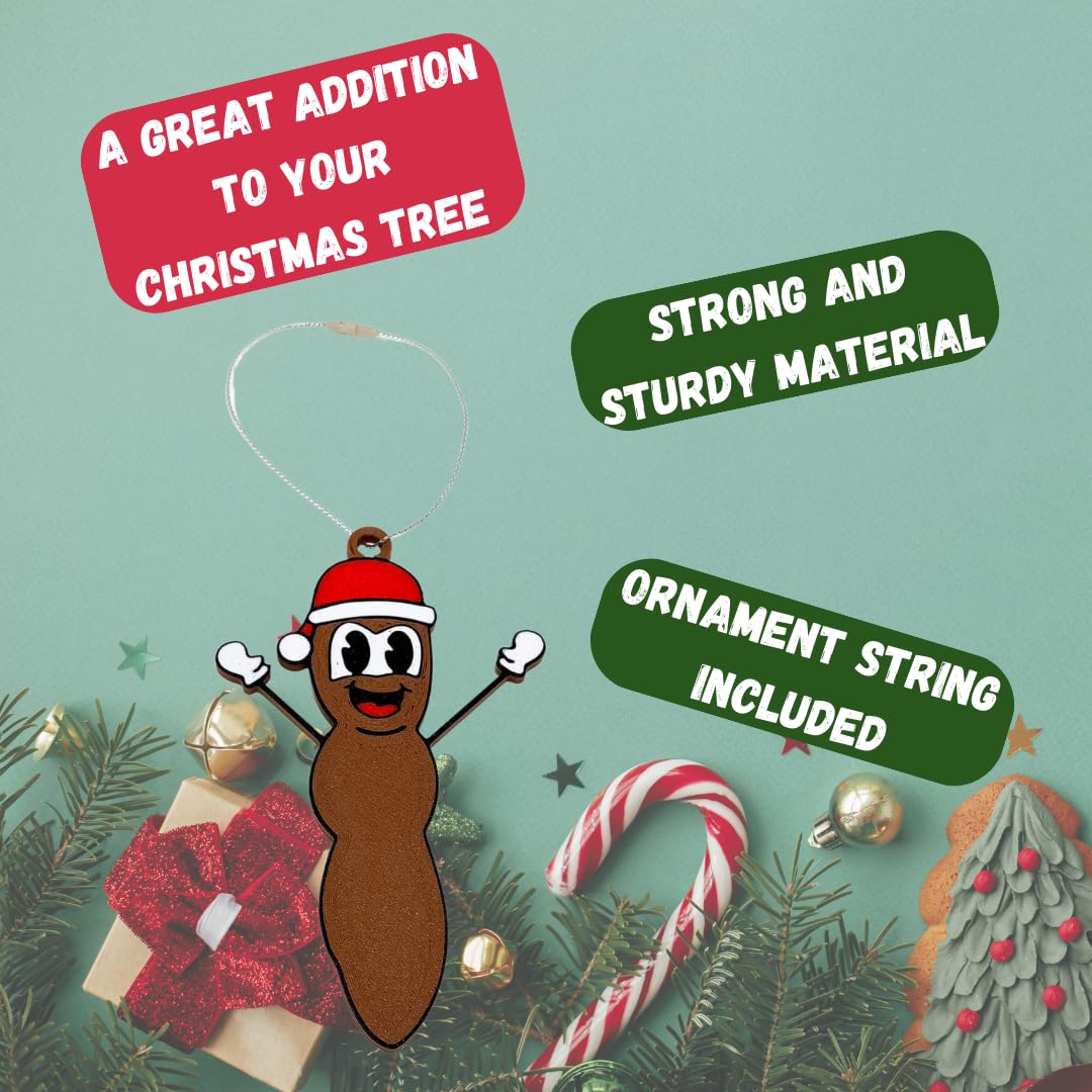 Funny Gag Gift Christmas Ornament | Perfect Dirty Santa Gift Holiday Ornament | Made in USA