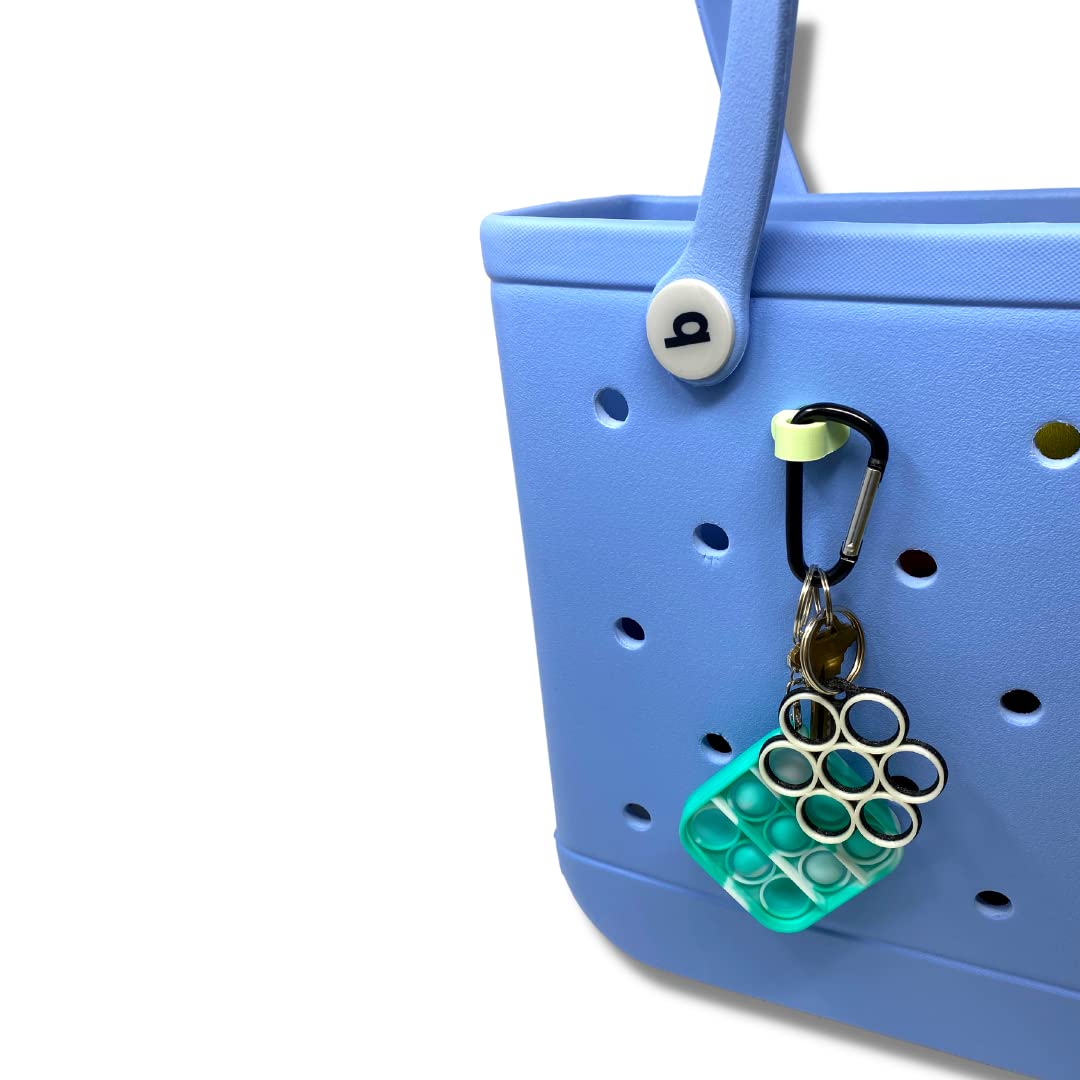 BOGLETS - Bogg Bag Carabiner Keys Holder Charm Accessory - Secure & Organize Your Keys or Other Valuables in Your Bogg Bag