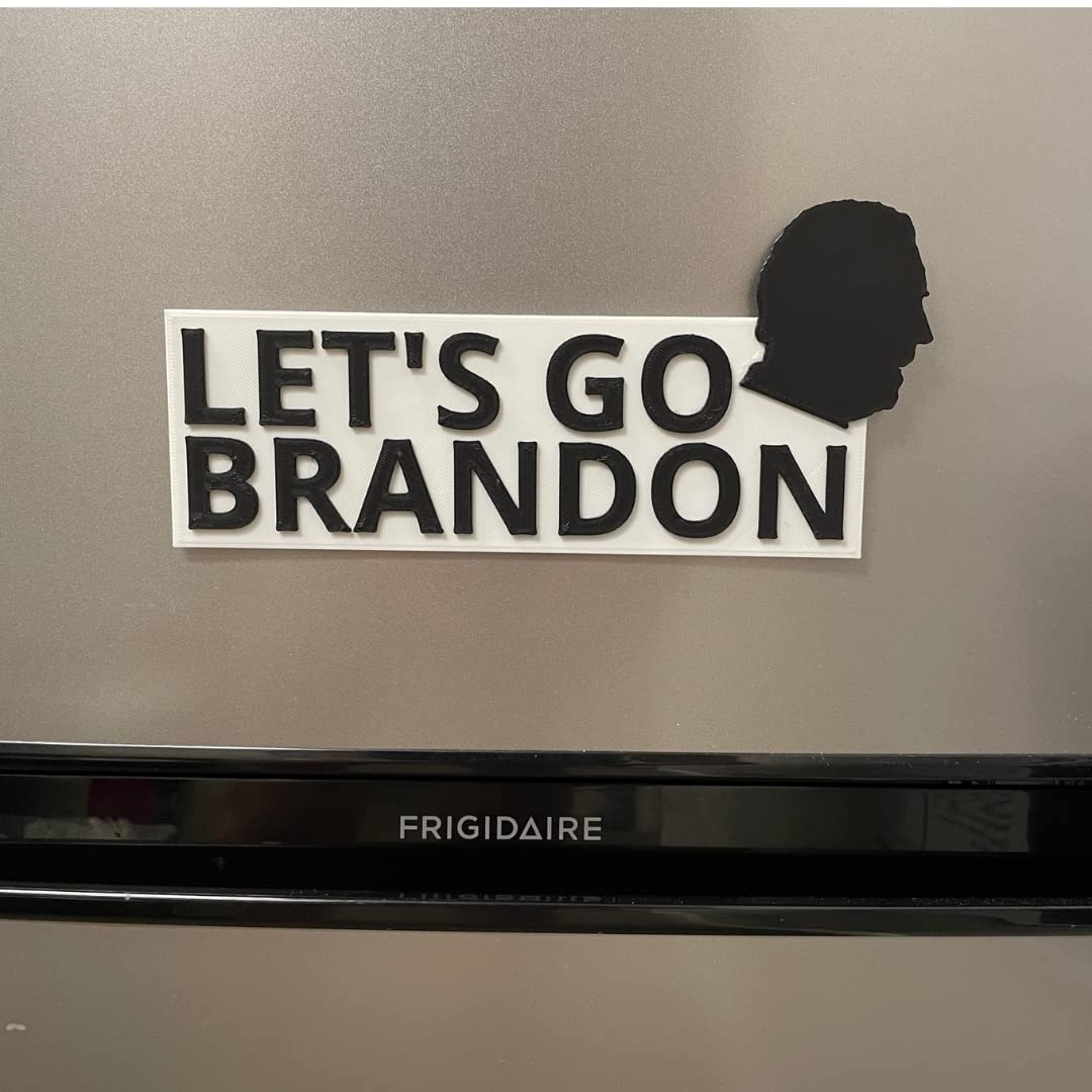 Let's Go Brandon Fridge Magnet - Bring The 2021 Meme of The Year to Life with This Decorative Fridge Magnet