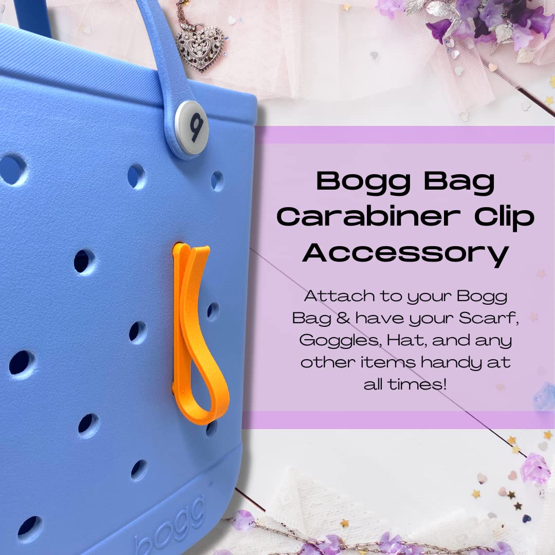 BOGLETS - Bogg Bag Hook HOLDER Charm Accessory - Secure & Organize Your Valuables in your Bogg Bag - Multiple Color Options!