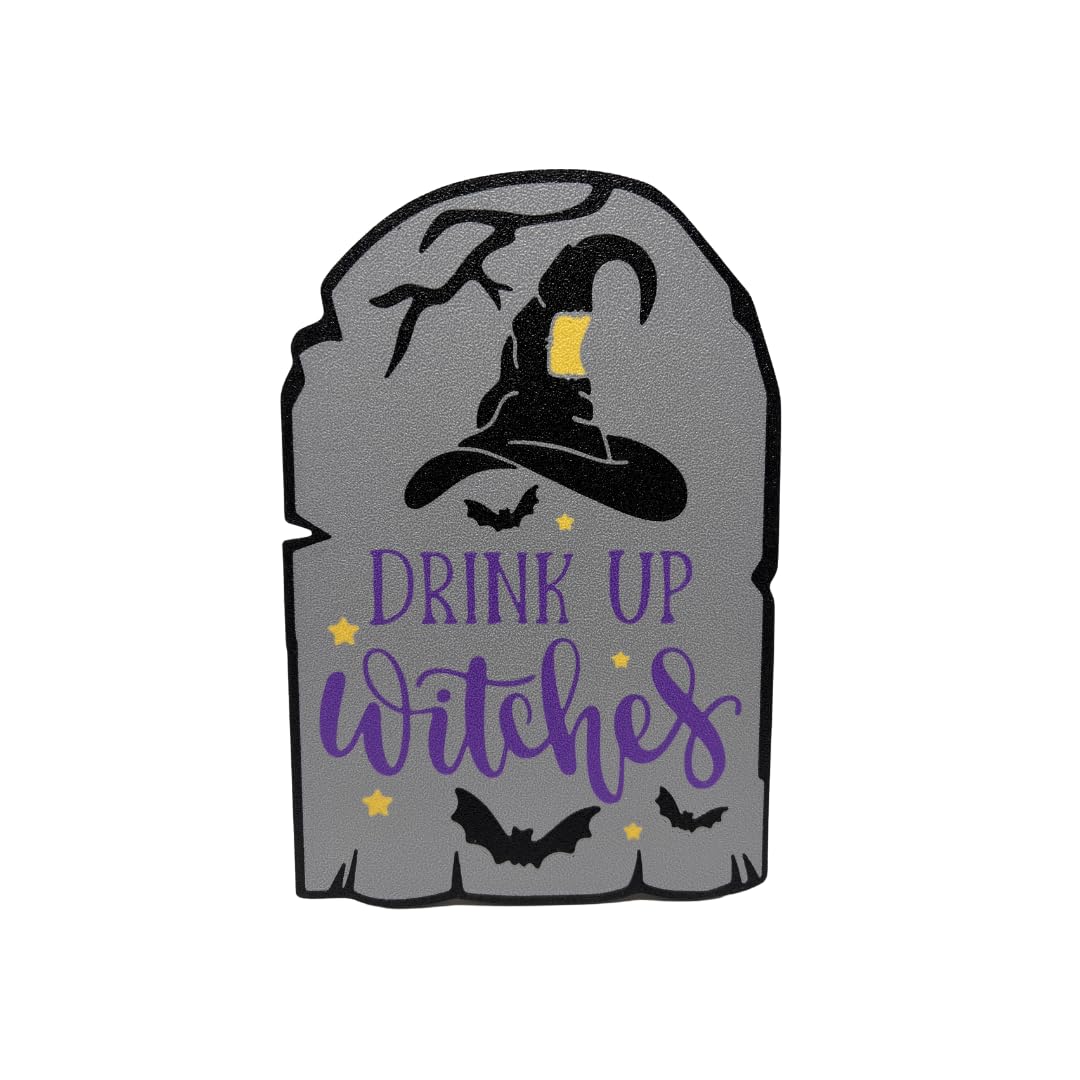 Halloween 'Drink Up Witches' Fridge Magnet | Halloween Party Decorations for House Parties, Bars, Haunted Houses & More | Made in USA