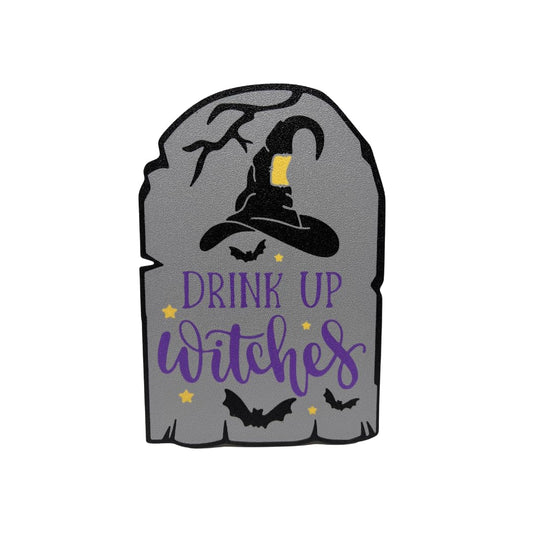 Halloween 'Drink Up Witches' Fridge Magnet | Halloween Party Decorations for House Parties, Bars, Haunted Houses & More | Made in USA
