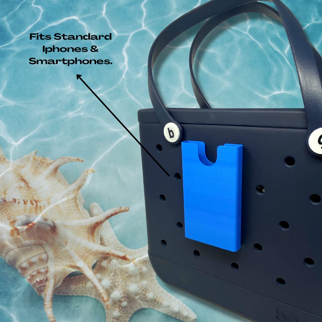 BOGLETS - Phone Holder Charm Accessory Compatible with Bogg Bags - Keep your Phone Handy with your Tote Bag - Made in the USA