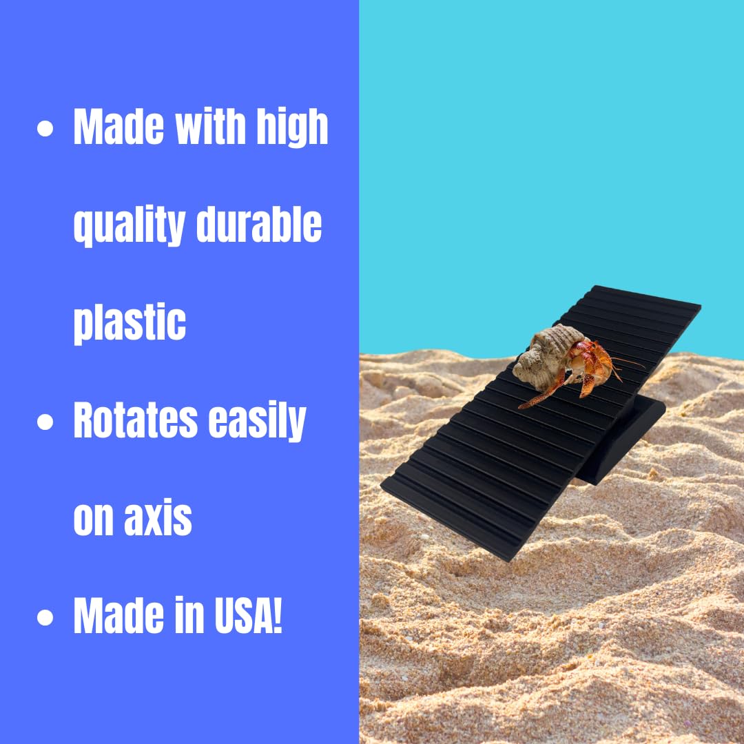 Hermit Crab See-Saw Decor | Fun & Entertaining See-Saw Decoration for Hermit Crab Cages | Made in USA