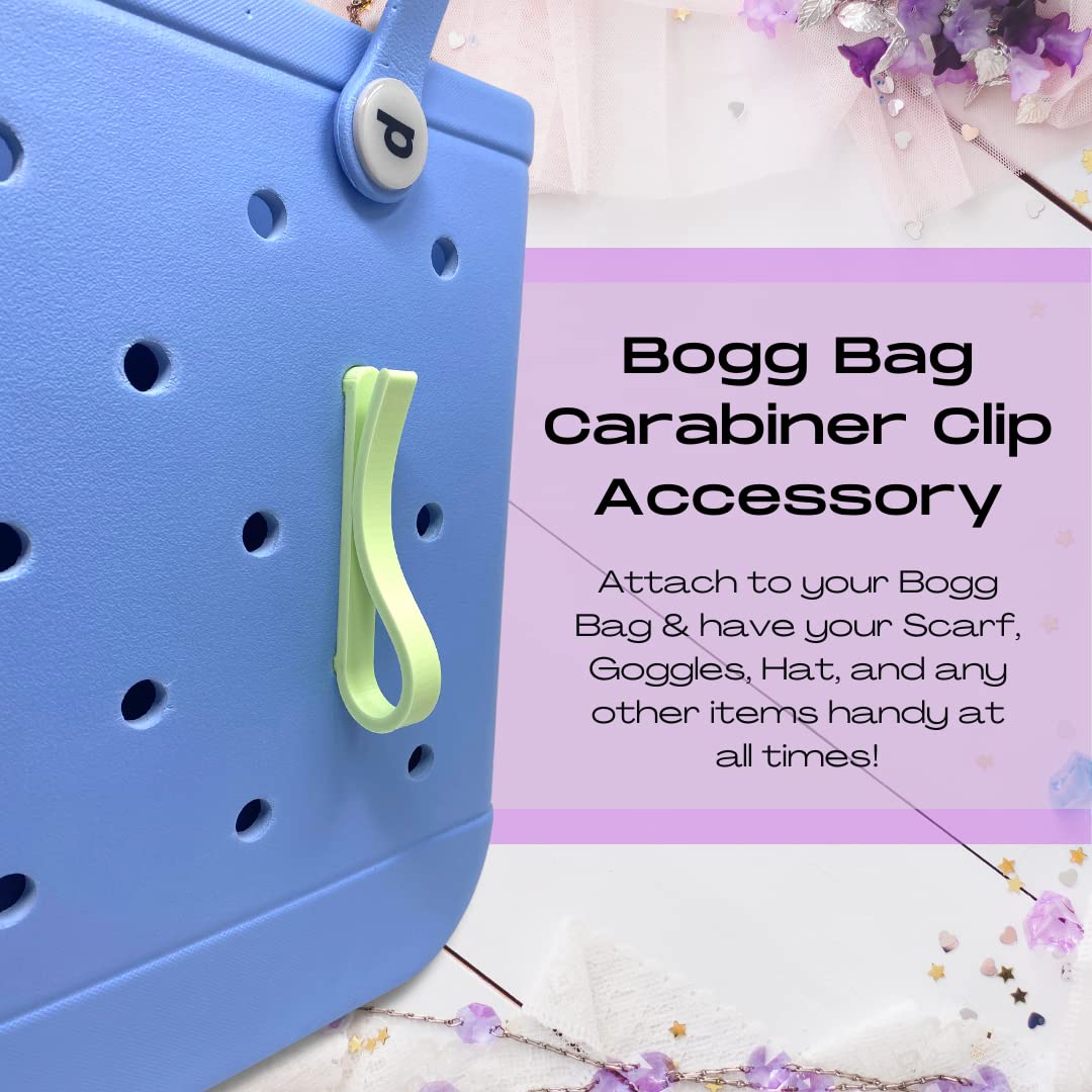 BOGLETS - Bogg Bag Hook HOLDER Charm Accessory - Secure & Organize Your Valuables in your Bogg Bag - Multiple Color Options!